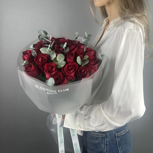 21 Red Roses Bouquet