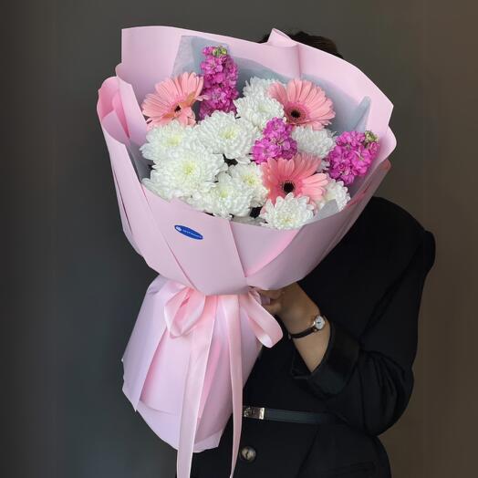 Цветы Букет Art Flowers Тепло в ладонях