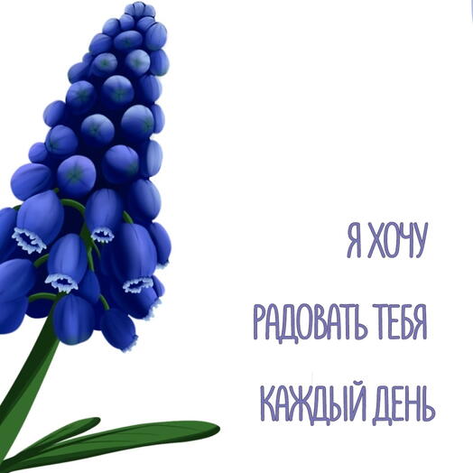 Подарочный сертификат 5000₽ на товары цветочной мастерской Мускарь