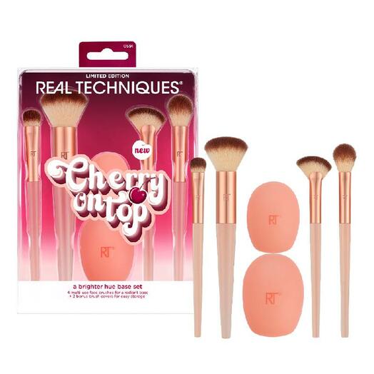 НАБОР ДЛЯ МАКИЯЖА REAL TECHNIQUES CHERRY ON TOP A BRIGHTER HUE BASE SET