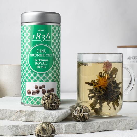 Чай GRÜNER TEE Teeblume ROYAL ROSE