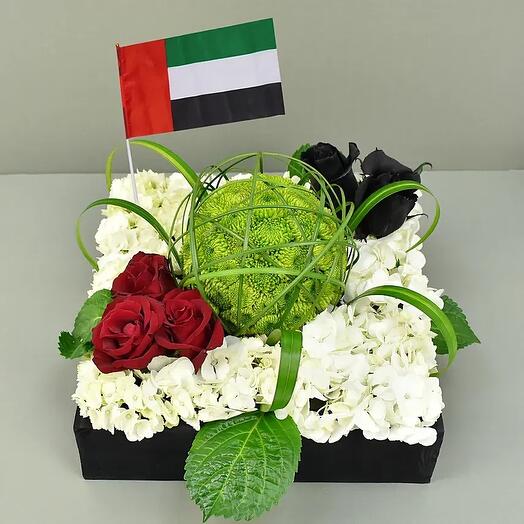 Uae Flag Arrangement in a box