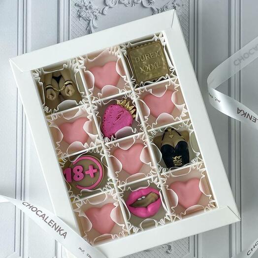 Handmade Belgian Chocolate Candy Set 18+