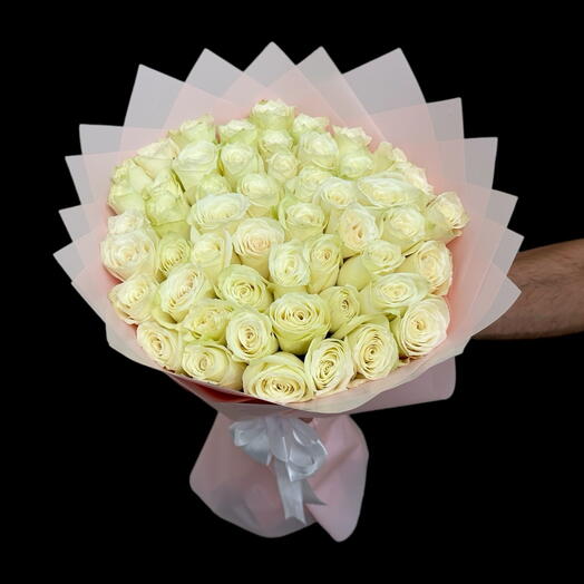 51 white roses