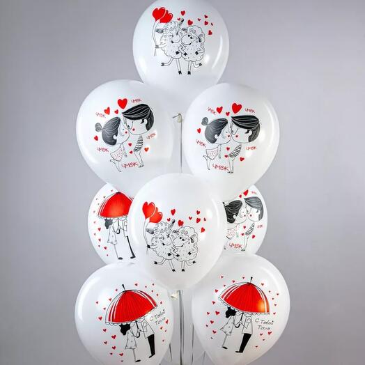 Фонтан гелиевых шаров  РОМАНТИКА 💗