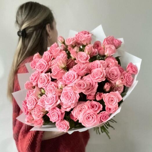 Нежные кустовое розы