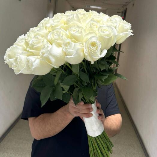 Роза белая Эквадор