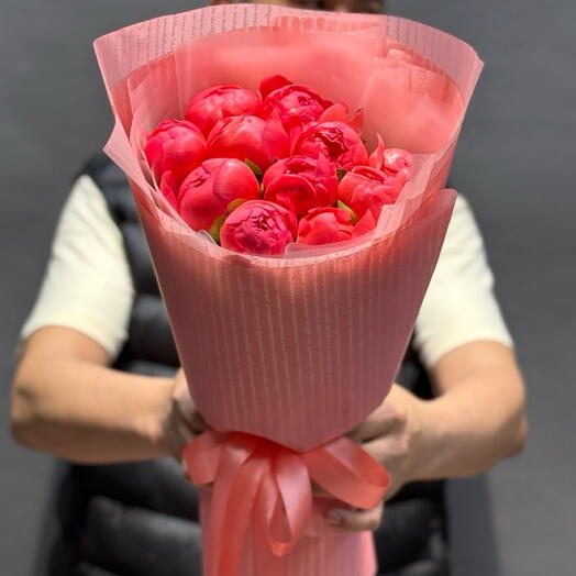 Коралловые пионы Отборные