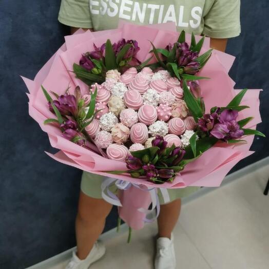 Fresa + alstroemeria