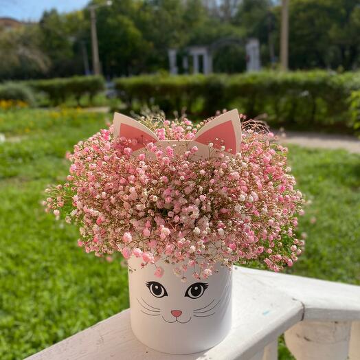 Цветы в коробке