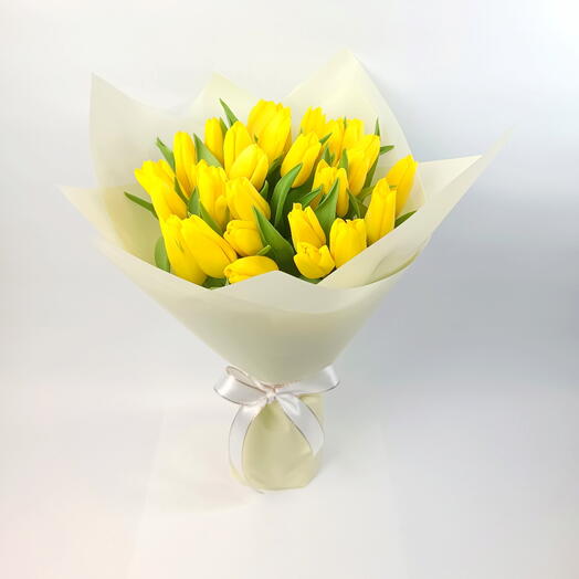 Yellow Tulips Bouquet