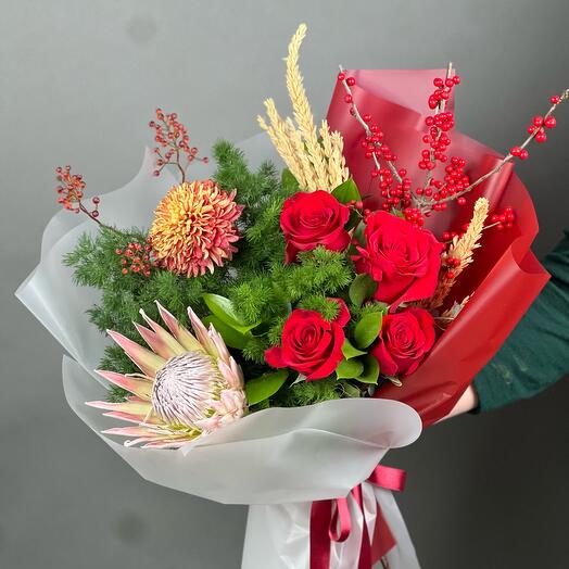 Protea bouquet