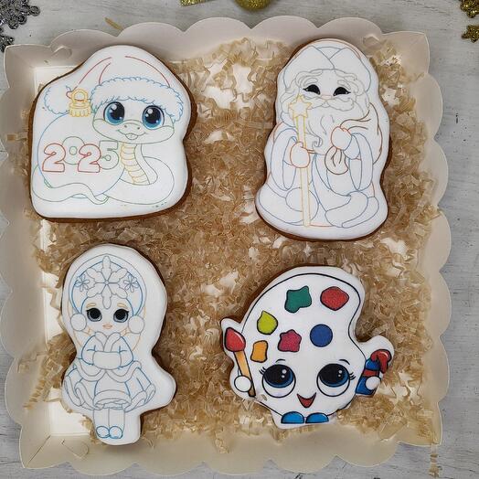 Пряник раскраска