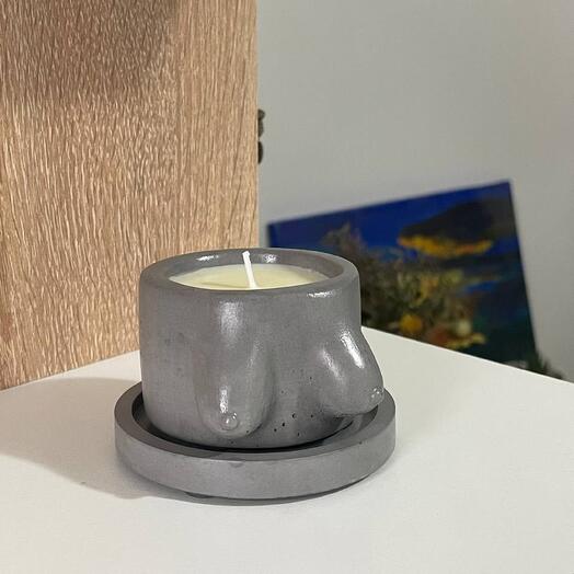 Свеча с ароматом «пряная айва» ·K15·