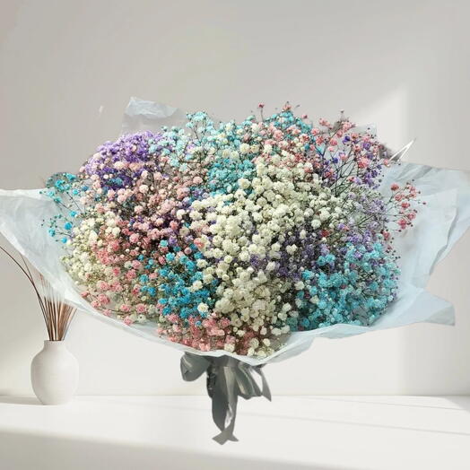 Large Multicolor Gypsophila Bouquet