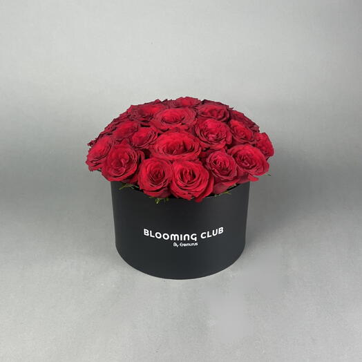 Midi Red Roses Box