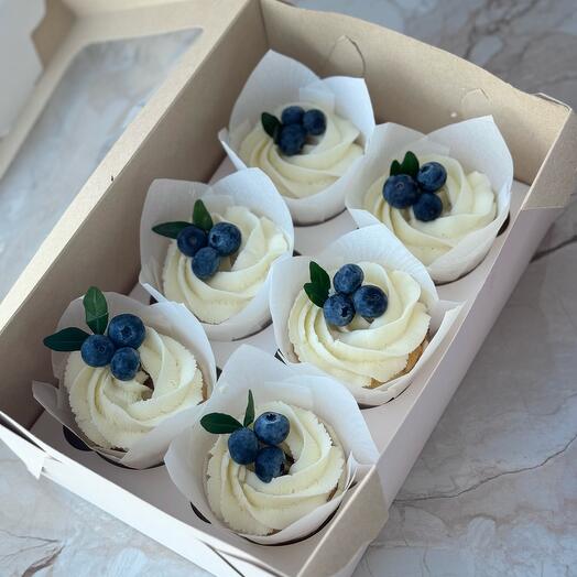 Cupcakes de arándanos