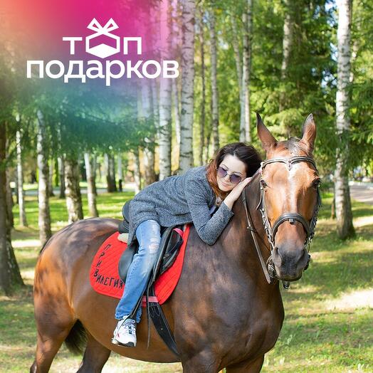 Подарочный сертификат Фотосессия с лошадью для 1 чел. (60 мин.) (Московская область)