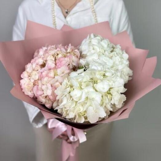 Монобукет из гортензии
