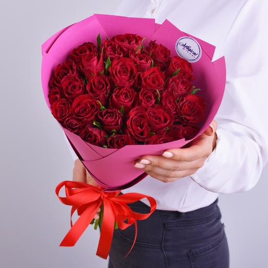 El ramo de 25 Rosas Rojas