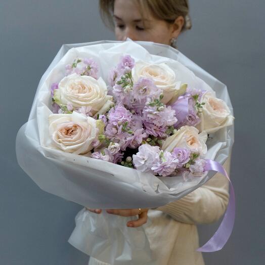 Bouquet fragante boom de rosas de Jardín y mattiola 😍 💕