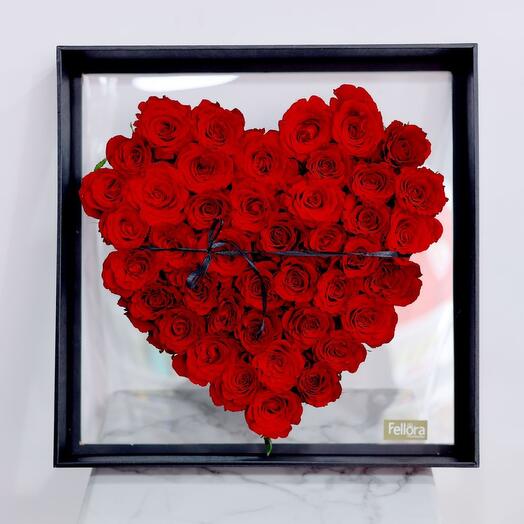 Red Heart Acrylic  Box