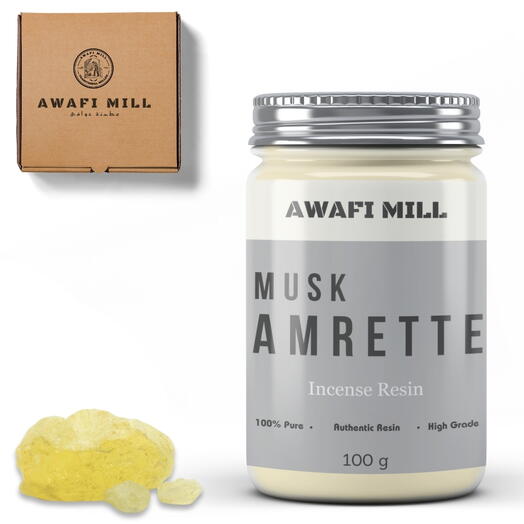 AWAFI MILL Moroccan Musk | Ambrette Crystals - Bottle of 100 Gram