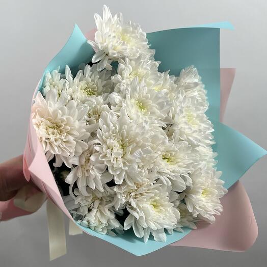 Букет из кустовых хризантем