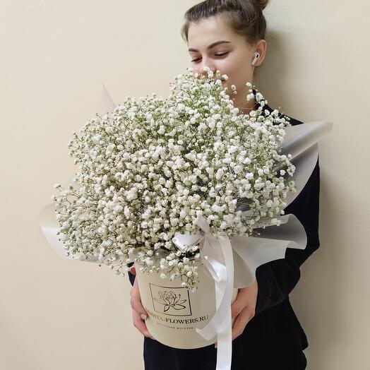 Гипсофилы в коробке 🎀