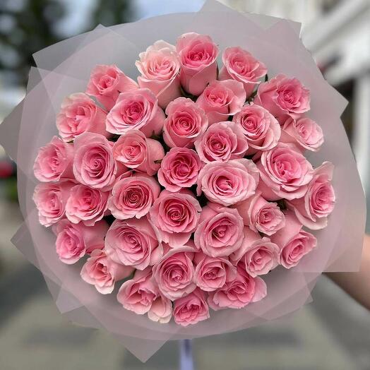 Bouquet of 35 roses "Pink Kenya"