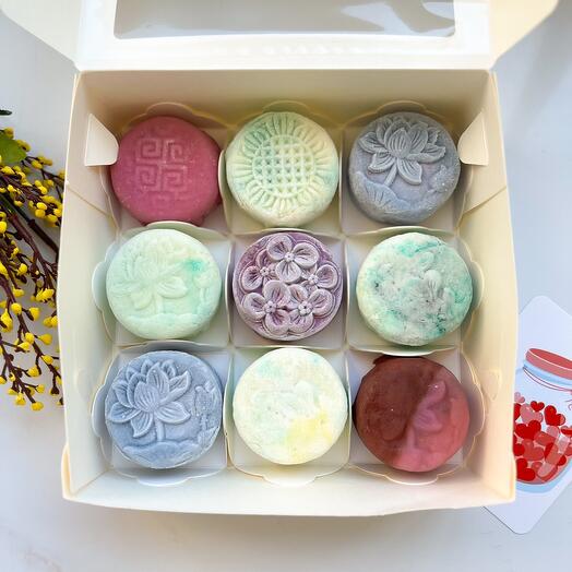 Мункейки набор ассорти, лунные пряники, mooncake