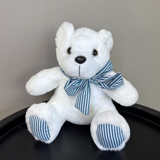 Игрушка мягкая Мишка с бантом. 25 см