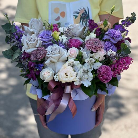 ✅Caja de sombreros de flores prefabricadas
