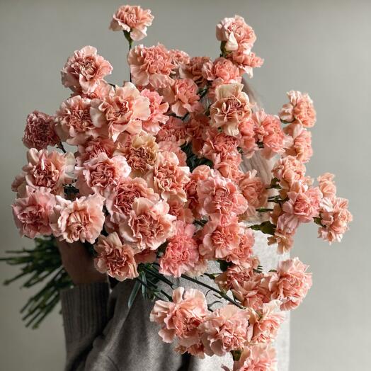 Carnations "Caramel" flower bouquet