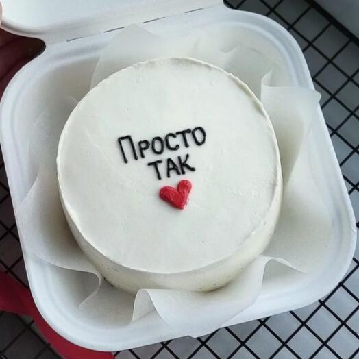 Бенто торт на день влюблённых