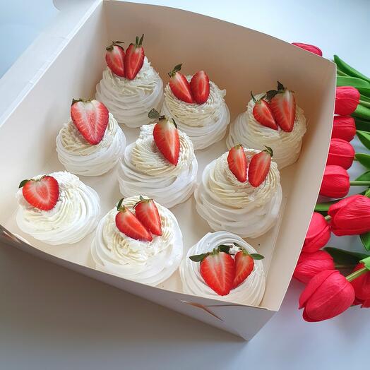 Пирожное Анна Павлова 9шт с начинками на выбор