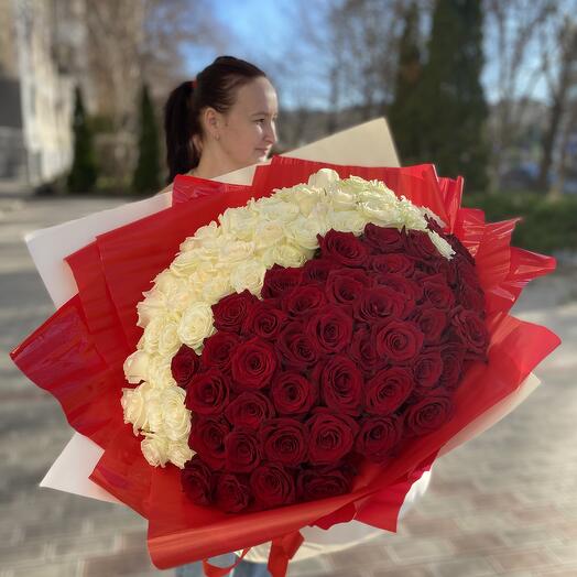 101 Роза «Инь-Янь»
