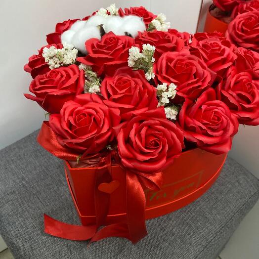 Сердце с хлопком