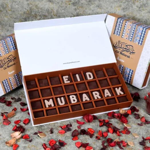 Eid Mubarak Chocolates By Sweecho