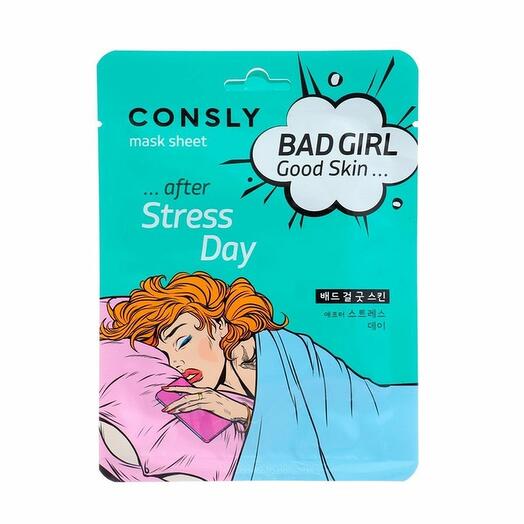 Маска тканевая после тяжелого дня "Good skin after stress day" Consly, 23 мл