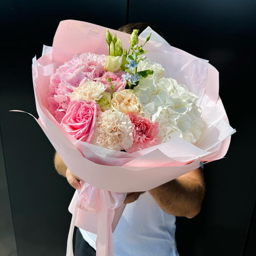 Love in the hydrangea