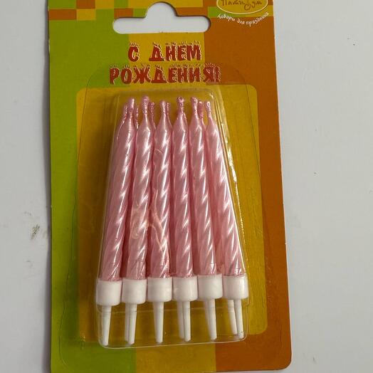 Свечи на торт