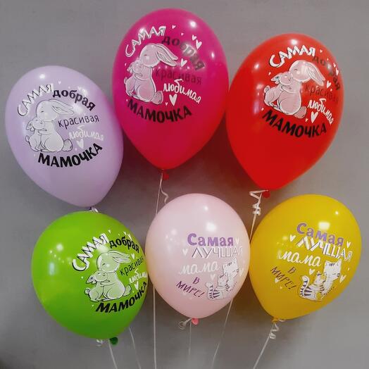 Balls for mom, 6 pcs