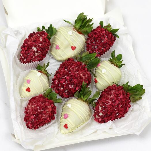Клубника в белом шоколаде "S" 9 шт, Confectionery & Bakery Moscow, buy ...
