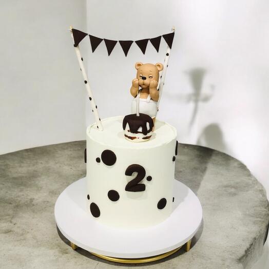 Bear theme cake - Birthday cakes