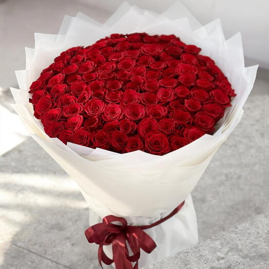 I adore you 101 rose bouquet