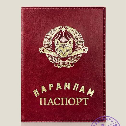 Обложка на паспорт ПАРАМПАМ ПАСПОРТ