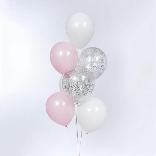Set 7 Balloons with helium