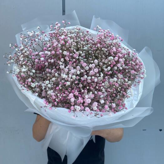 Букет из стойкой гипсофилы 🌸