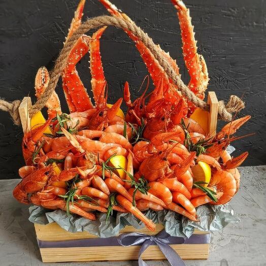 Ящик с морепродуктами